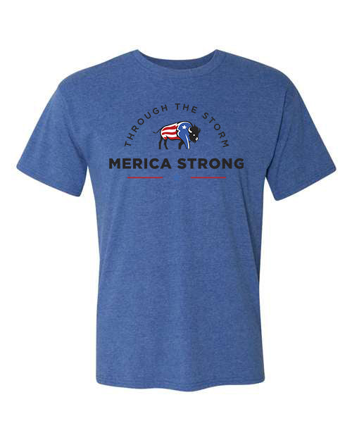 Merica Strong Logo Tee