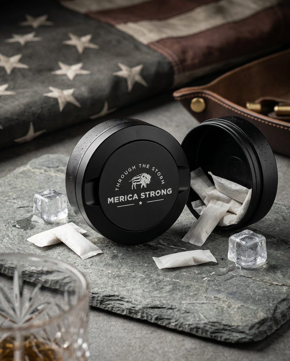 Merica Strong Zyn Container